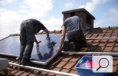 Photovoltaik auf Hausdach